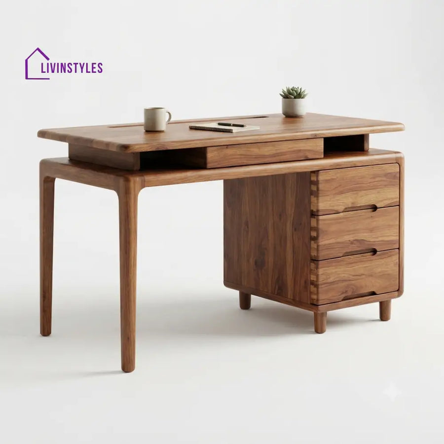 Geetha Sheesham Wood Study Table for Home | Wooden Study Table
