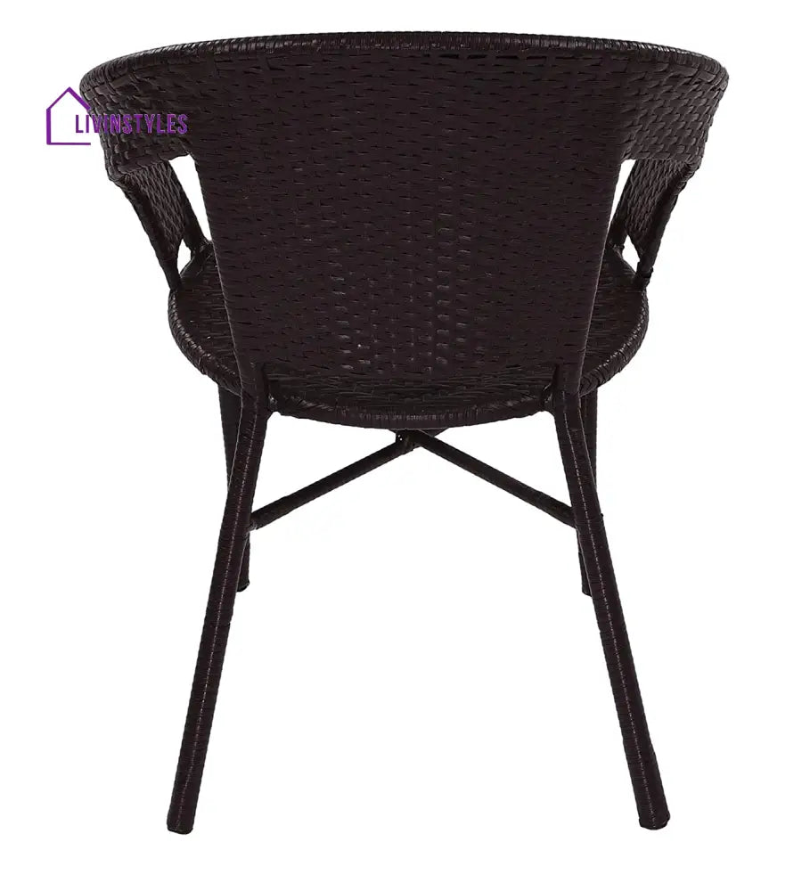 Gem Outdoor Patio Seating Set 2 Chairs and 1 Table Set (Brown) - Coffee Table Sets