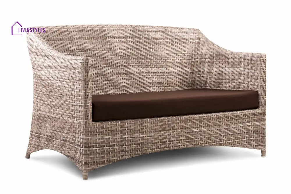 Gerardo Outdoor Sofa Set 2 Seater 2 Single seater 1 Center table (Seashell) - Sofa Sets
