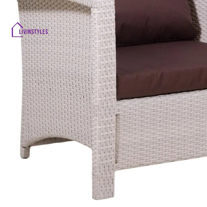 Ghada Outdoor All-Weather Wicker Single Seater Sofa - Sofa Set