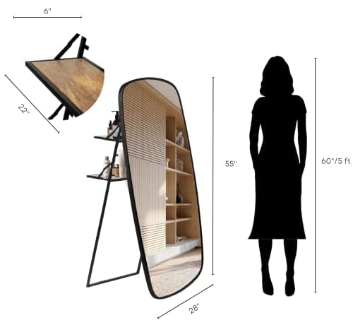 Amalia Full-length Mirror with Stand