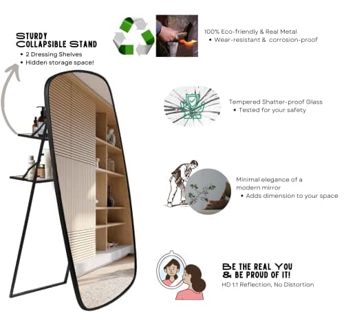 Amalia Full-length Mirror with Stand