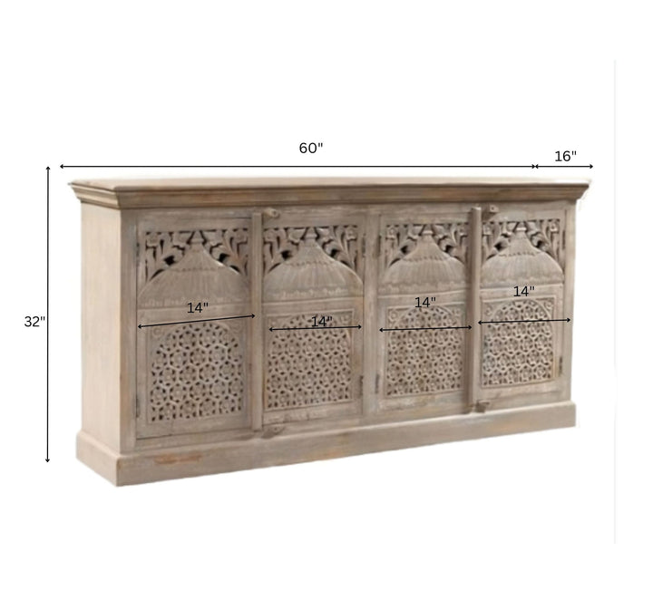 Amelia Wooden 5FT Sideboard