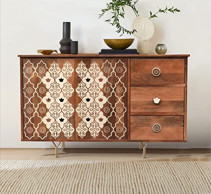 Alicia Wooden 54" Sideboard