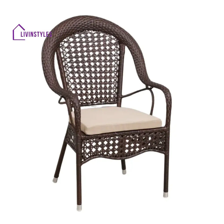 Ghazal Outdoor All-Weather Resistant Rattan Wicker 7-Piece Dining Set - Dining Set