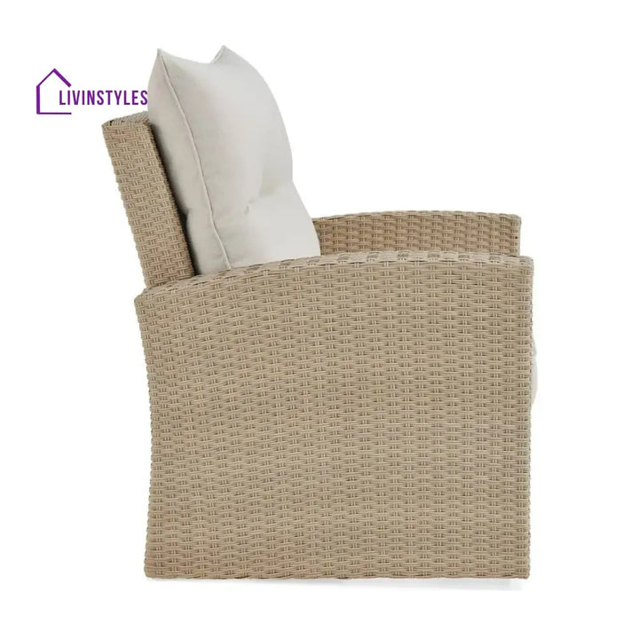 Gisla Outdoor Rattan Wicker 4-Piece Patio Sofa Set - Patio Sofa Set