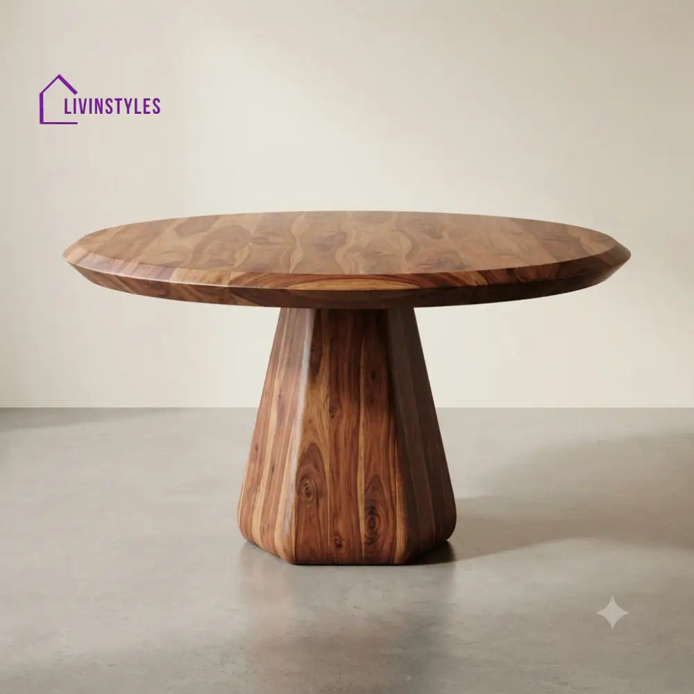 Gitanika Wooden Round Dining Table