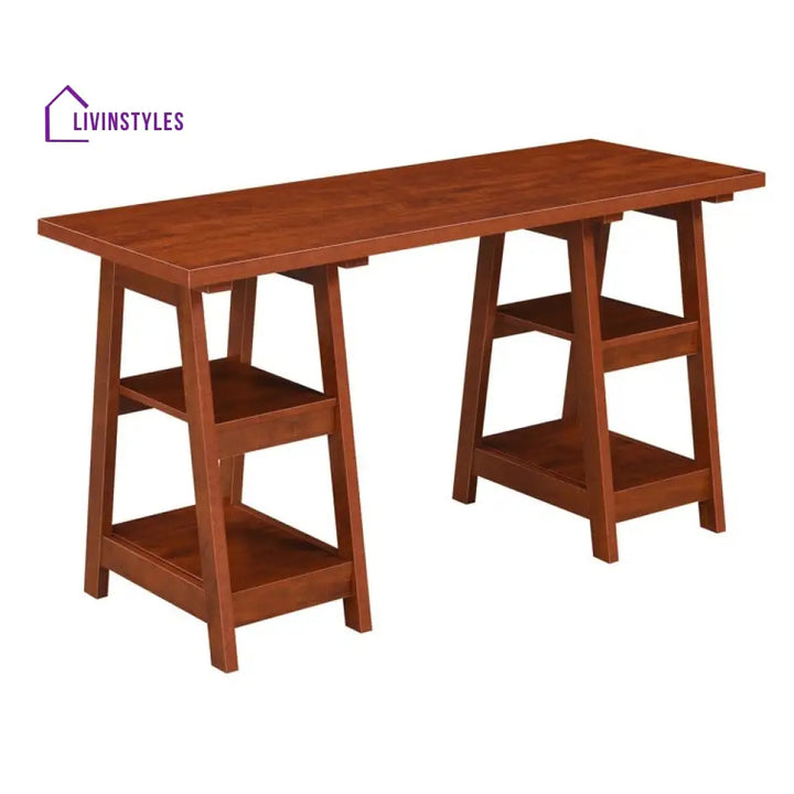 Gleb Solid Wood Study Table for Students