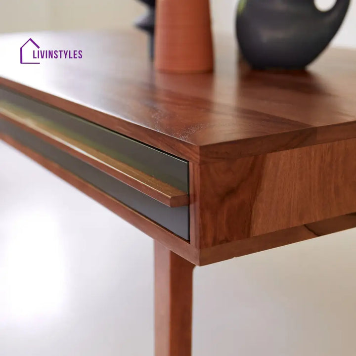 Gokul Sheesham Wood Coffee Table – 1 Drawer 1 Shelf Coffee Table
