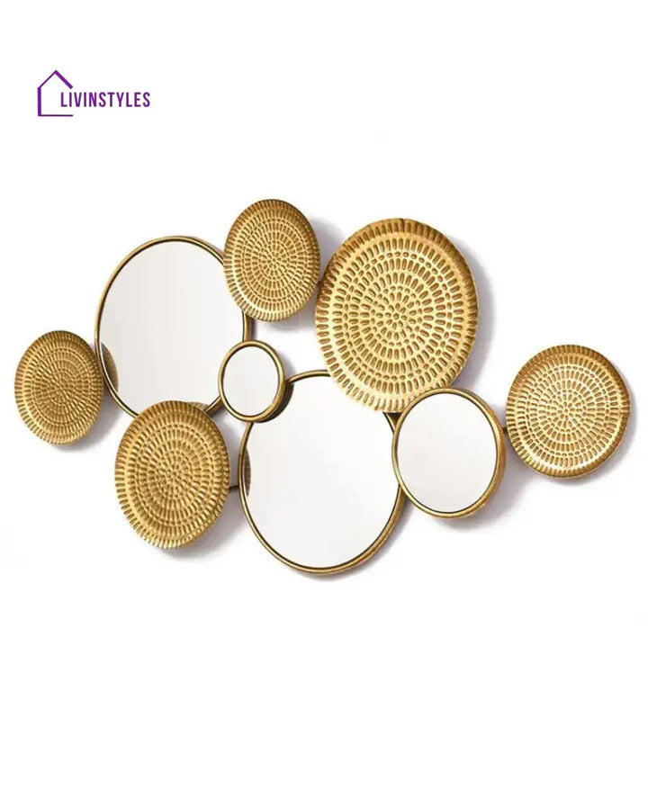 Golden Platter Metal Wall Art