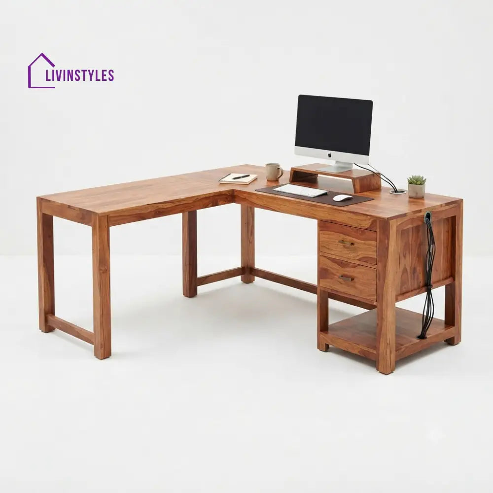 Gopika Sheesham Wood Study Table for Home | Wooden Study Table