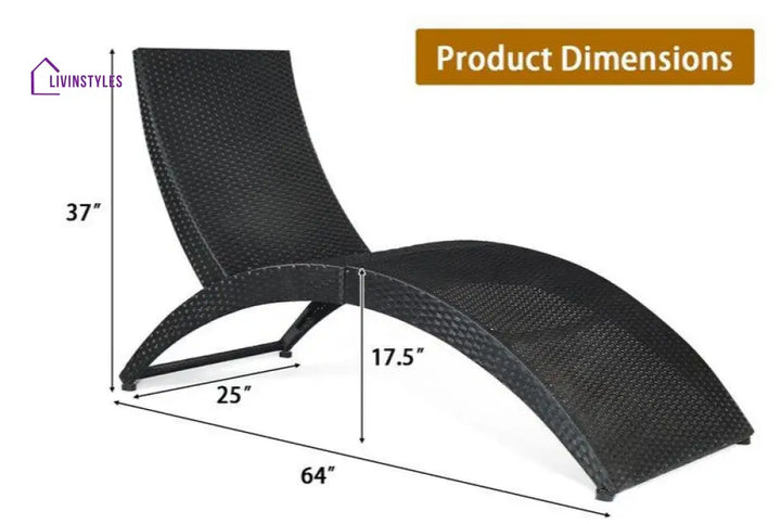 Grace Outdoor Swimming Poolside Lounger (Brown) - Loungers