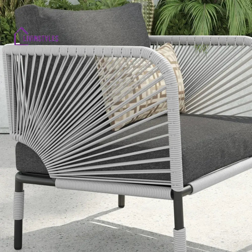 Graciela 3 Piece Garden Outdoor Rope Patio Set - Patio Set