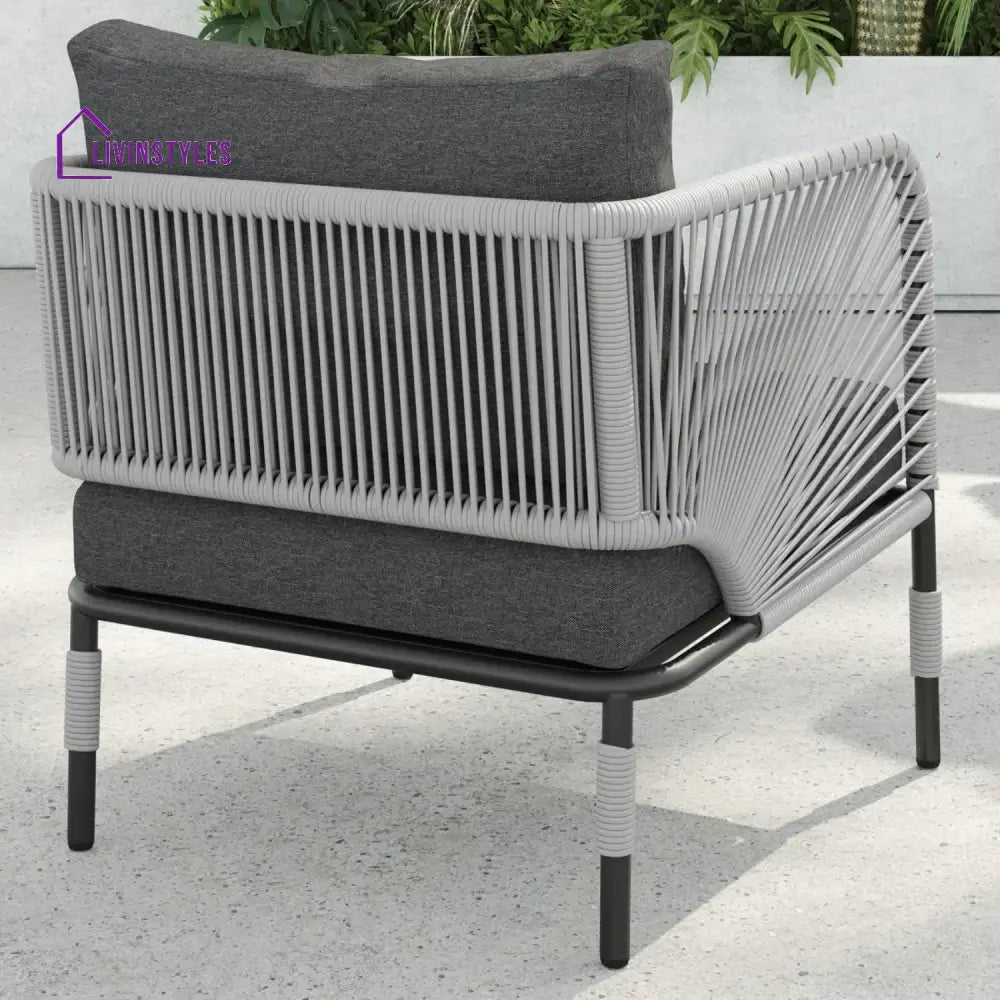 Graciela 3 Piece Garden Outdoor Rope Patio Set - Patio Set