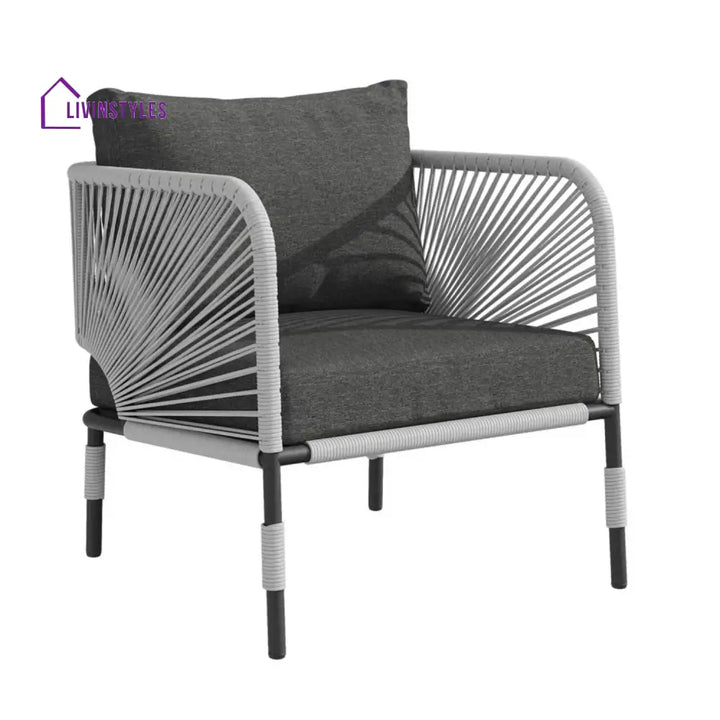 Graciela 3 Piece Garden Outdoor Rope Patio Set - Patio Set