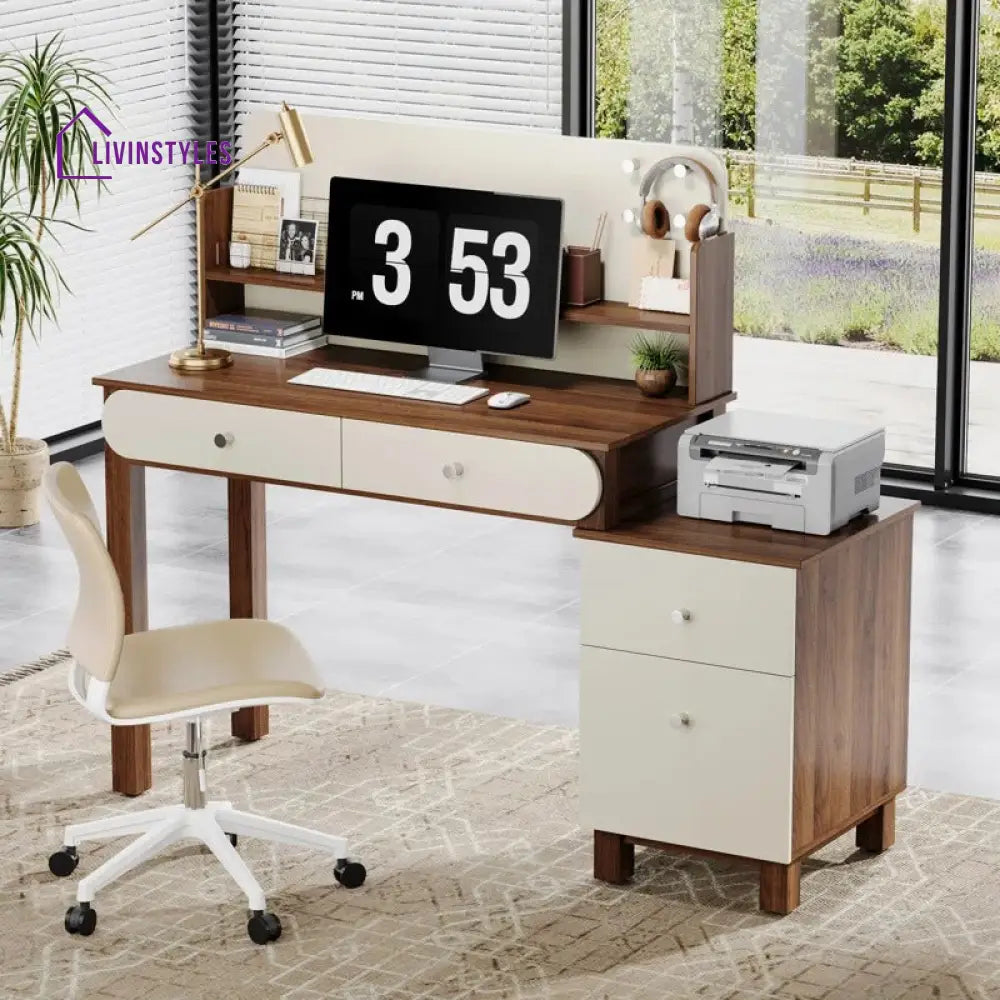 Grigory Solid Wood Study Table for Students