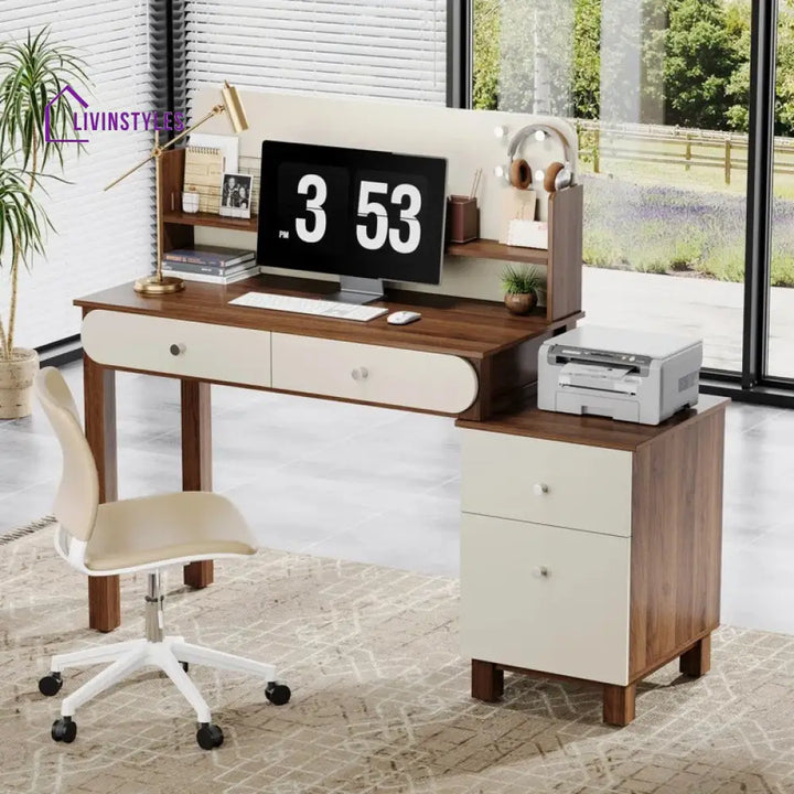 Grigory Solid Wood Study Table for Students