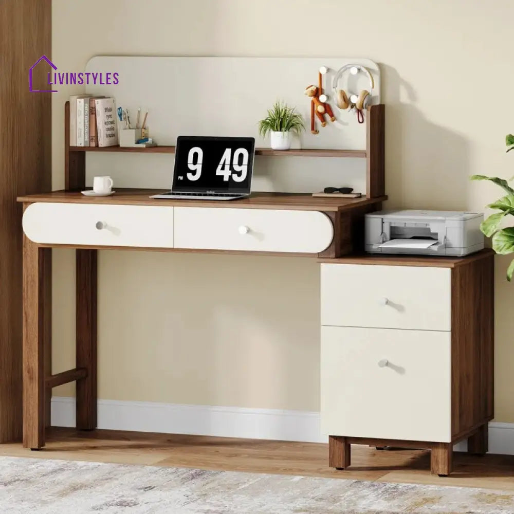 Grigory Solid Wood Study Table for Students