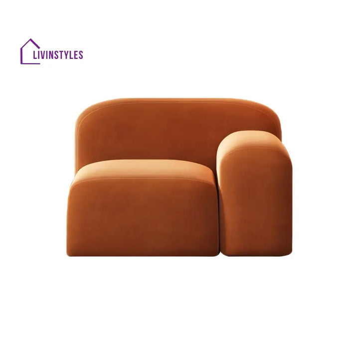 Grigory Velvet Fabric 3 Seater Sofa for Living Room
