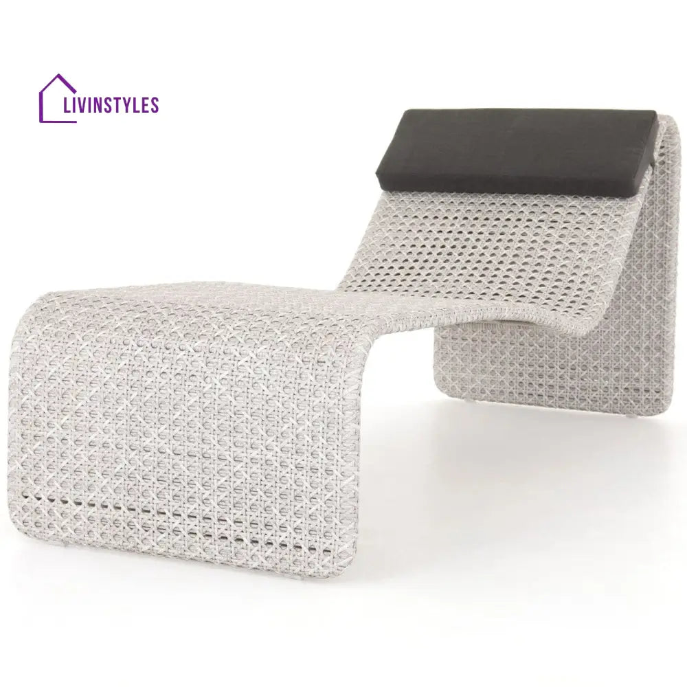 Grood Outdoor Swimming Poolside Lounger (White) - Loungers
