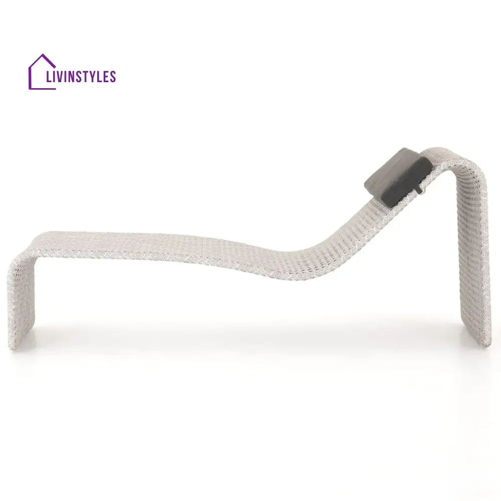 Grood Outdoor Swimming Poolside Lounger (White) - Loungers