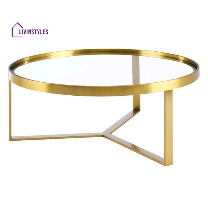 Grove Stainless Steel Coffee Table For Living Room