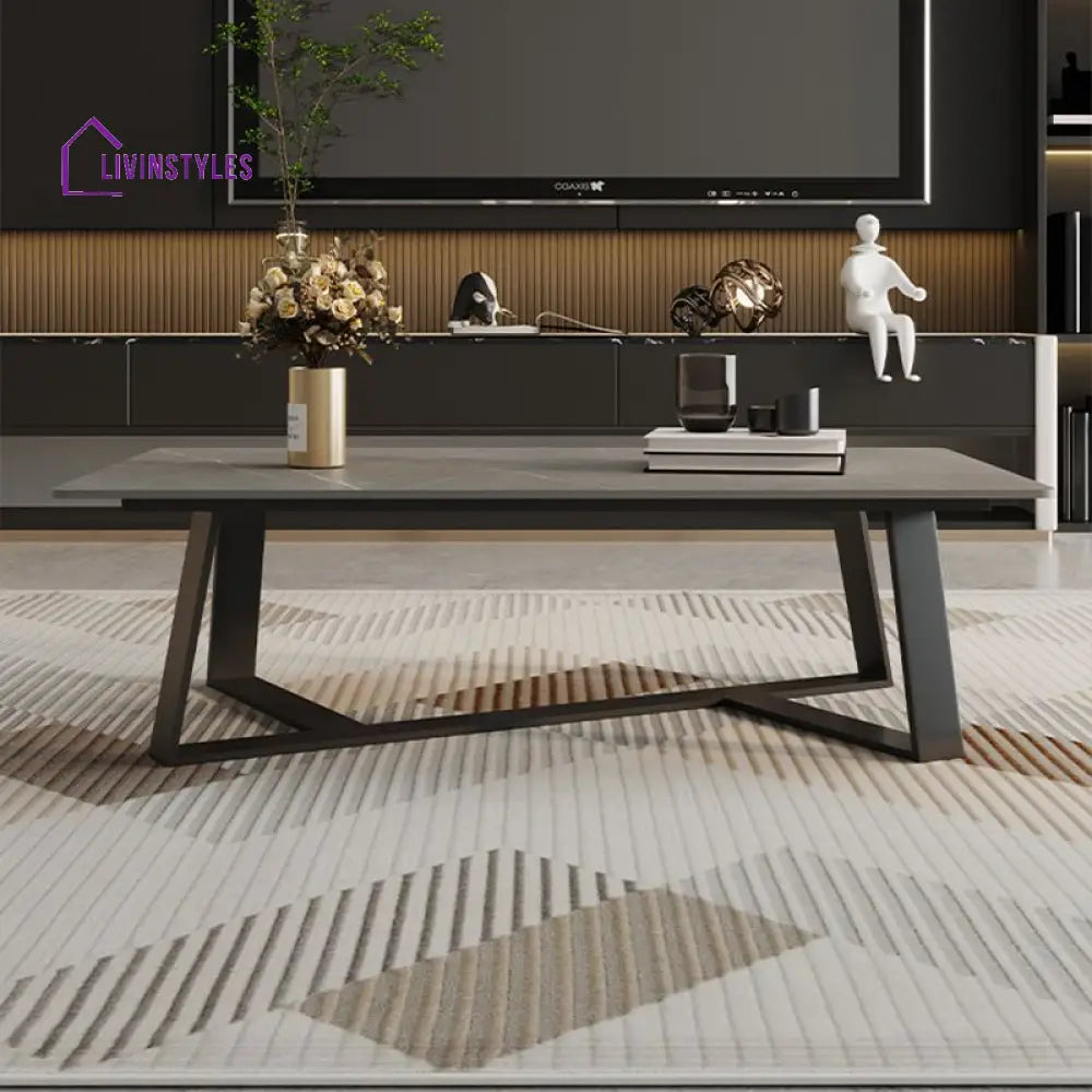 Gurnoor Stainless Steel Coffee Table for Living Room
