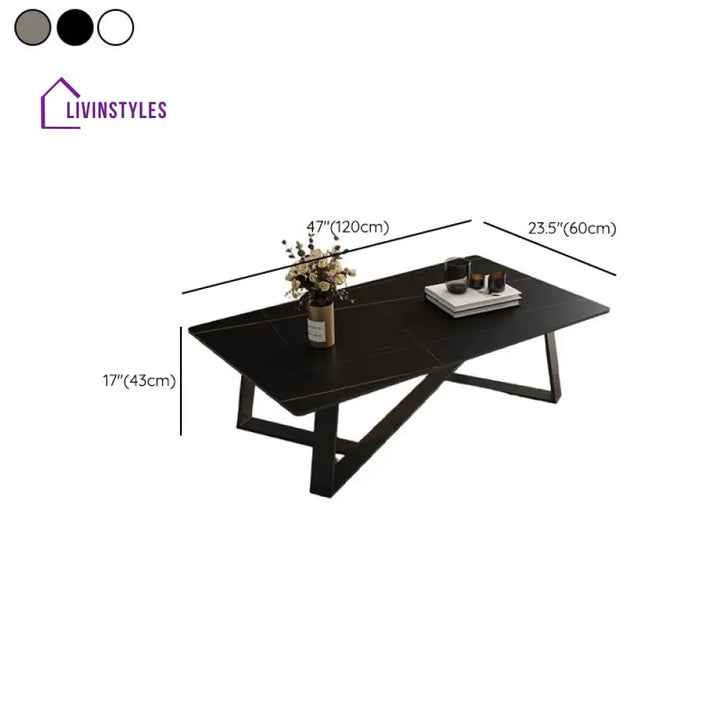 Gurnoor Stainless Steel Coffee Table for Living Room