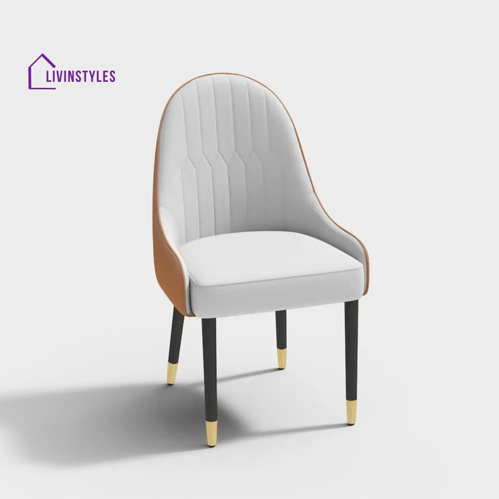 Gurpreet Pu Leather Dining Room Chairs Set Of 2 With Metal Legs