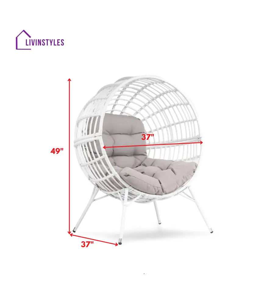 Guzman Single Seater Swing Basket For Balcony & Garden - Swings
