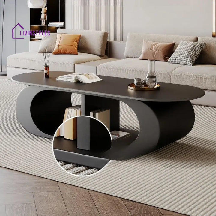 Gyan Stainless Steel Frame Coffee Table for Living Room