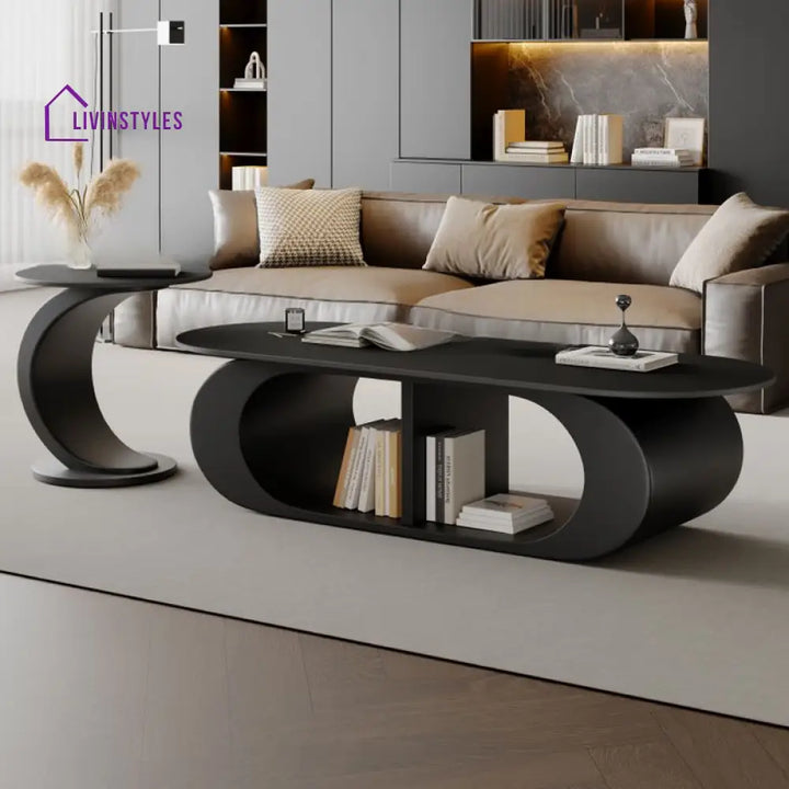 Gyan Stainless Steel Frame Coffee Table for Living Room