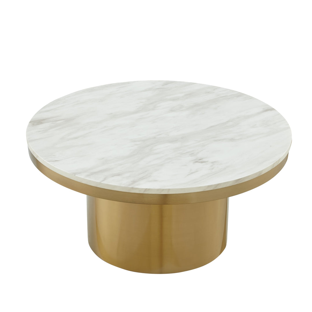 Alexander Pedestal Coffee Table