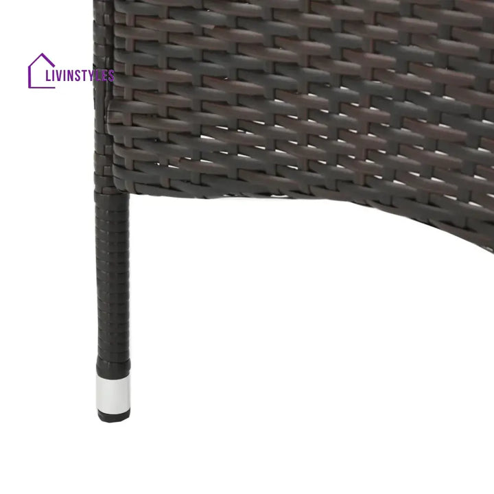 Hailey 2-Piece Outdoor Rattan Wicker Patio Dining Chairs - Dinning Chairs