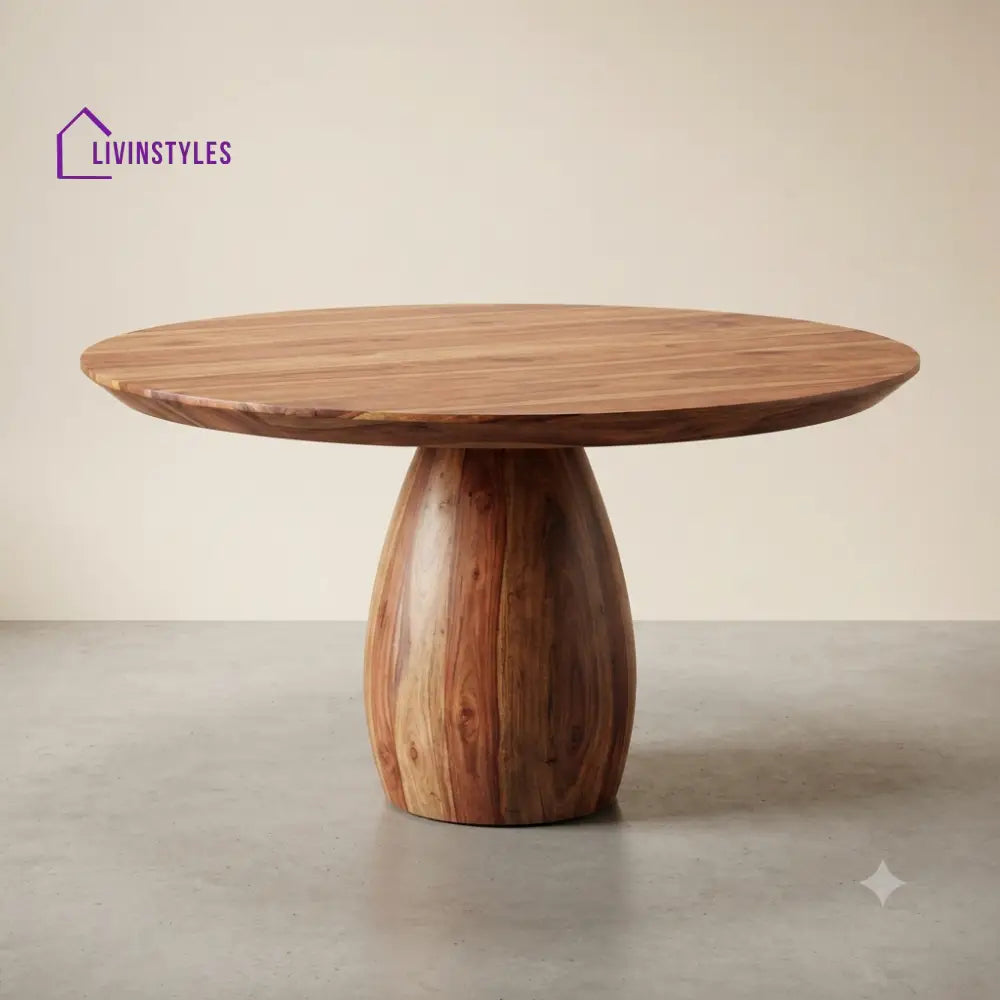 Haimi Wooden Round Dining Table