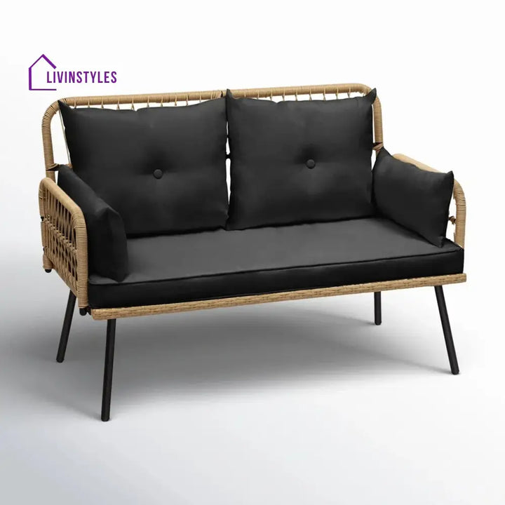 Haisley Outdoor Rope Loveseat Sofa - Sofa Set