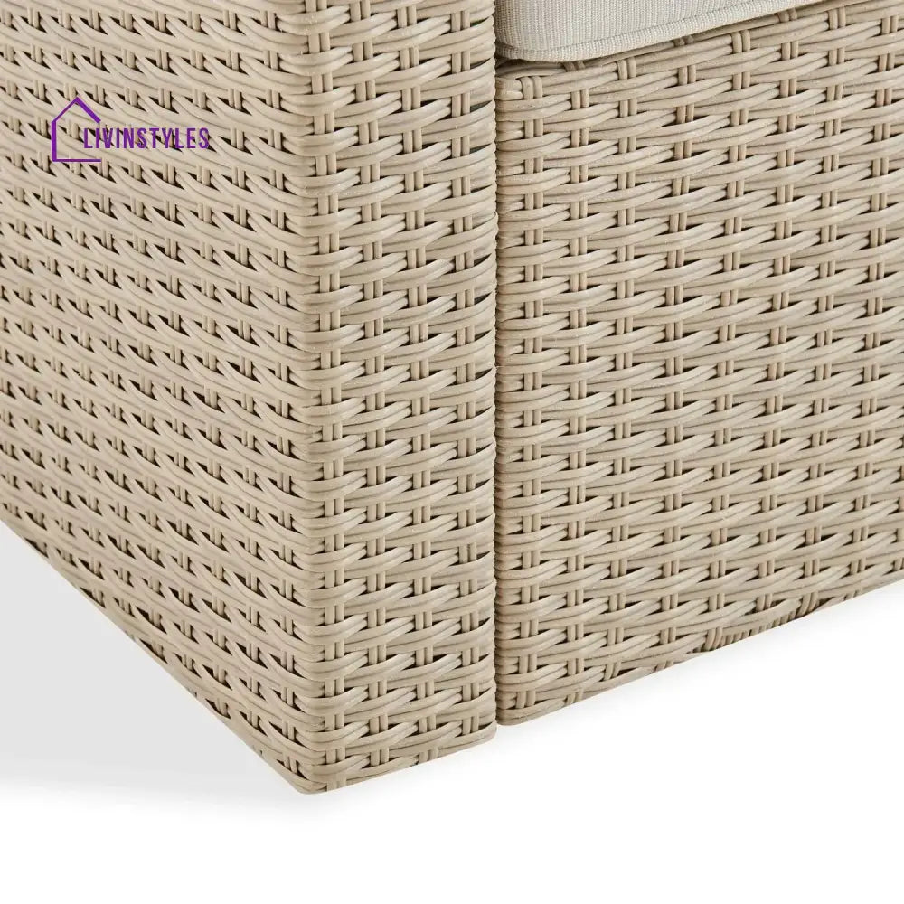 Hajar Outdoor All-Weather Wicker Single Seater Sofa - Sofa Set