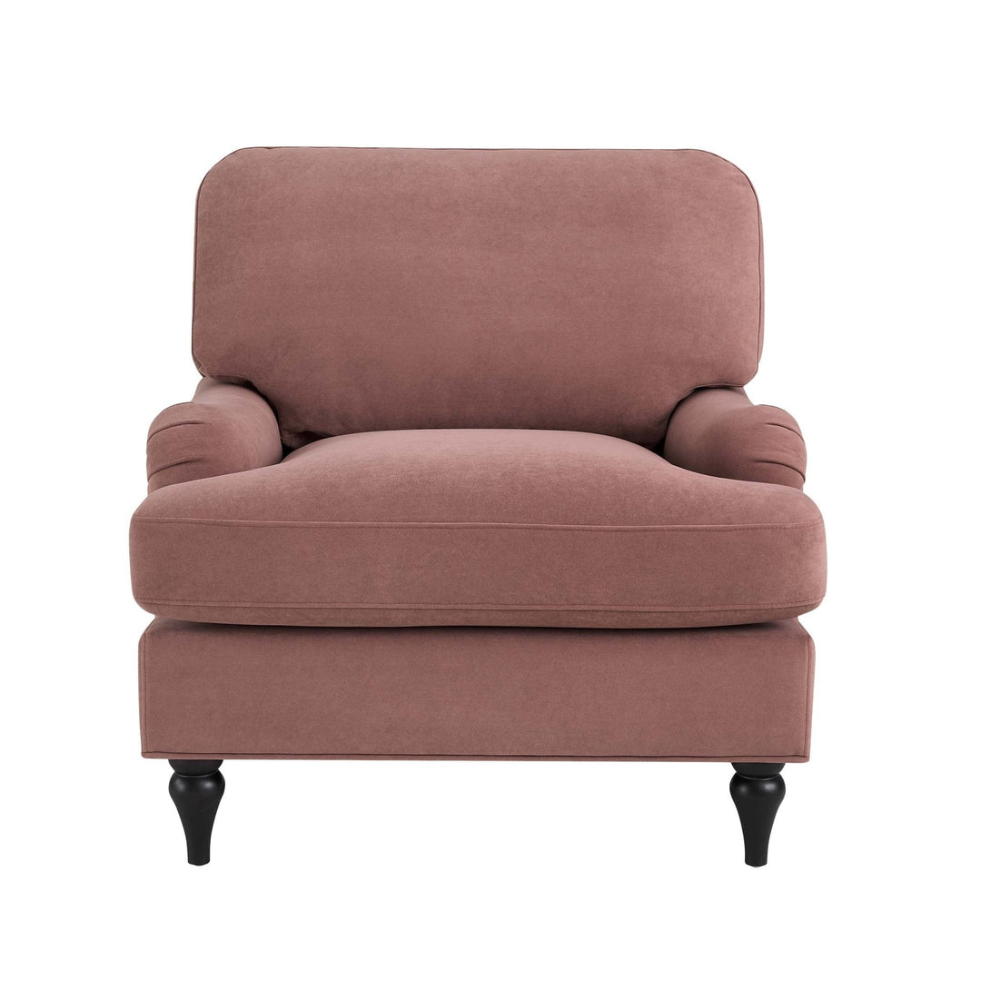 Carlos Living Room Arm chair - Dusky Pink