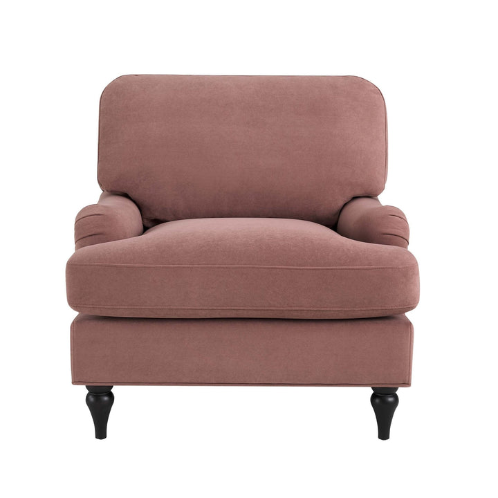 Carlos Living Room Arm chair - Dusky Pink