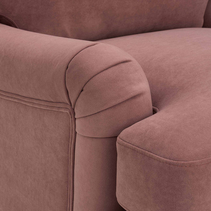 Carlos Living Room Arm chair - Dusky Pink