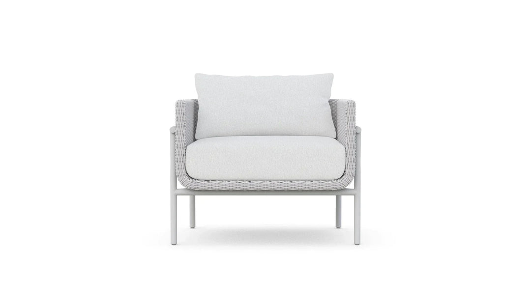 Kreios Outdoor Garden Balcony Sofa Set 2 Seater, 2 Single seater and 1 Center Table With 1 Side Table Set (White)