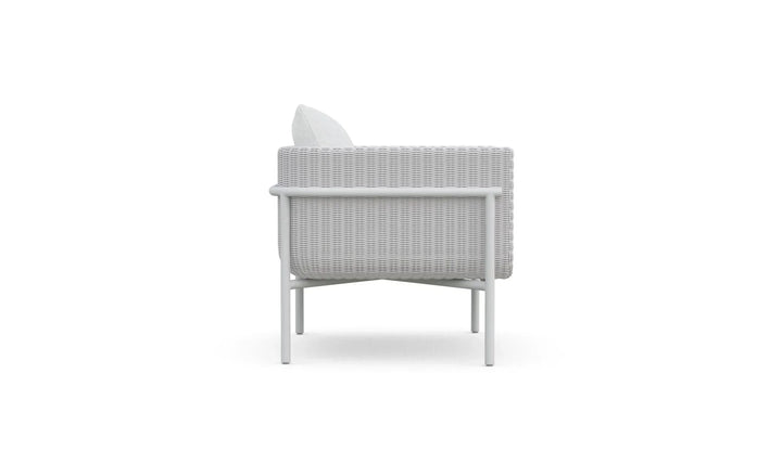 Kreios Outdoor Garden Balcony Sofa Set 2 Seater, 2 Single seater and 1 Center Table With 1 Side Table Set (White)