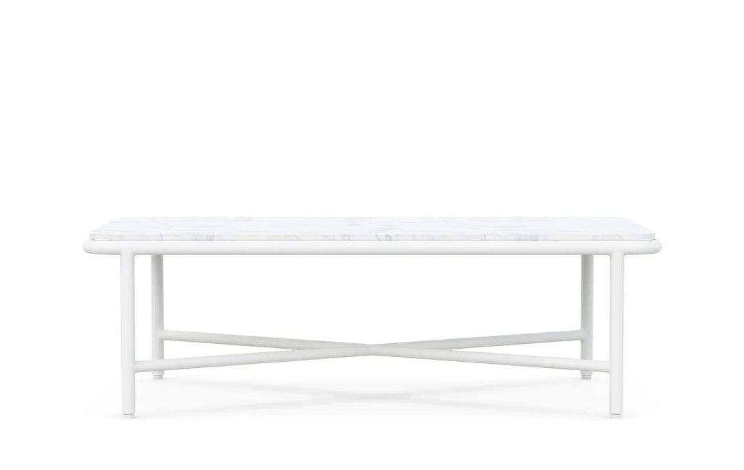 Kreios Outdoor Garden Balcony Sofa Set 2 Seater, 2 Single seater and 1 Center Table With 1 Side Table Set (White)