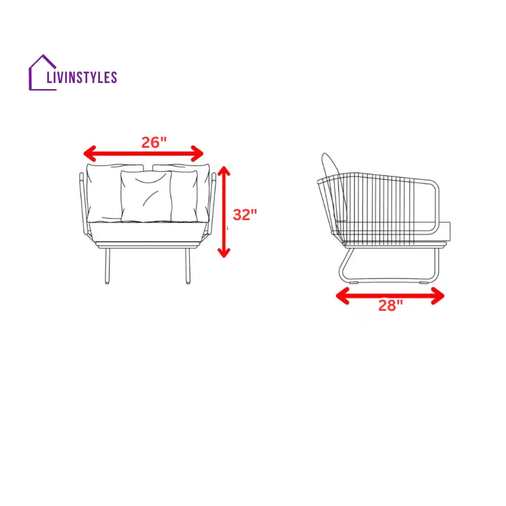 Hancy Outdoor Sofa Set 6 Seater 2 Ottoman and 1 Center Table + 1 side table Set (Tan + Beige) Braided & Rope - Sofa Sets