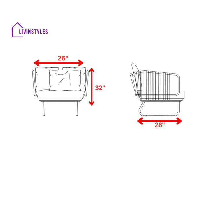 Hancy Outdoor Sofa Set 6 Seater 2 Ottoman and 1 Center Table + 1 side table Set (Tan + Beige) Braided & Rope - Sofa Sets
