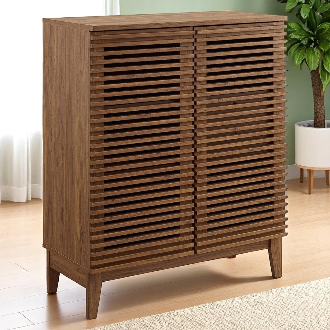 Borys Handmade Contemporary Sheesham Wood Line Bar Cabinet Bar Furniture