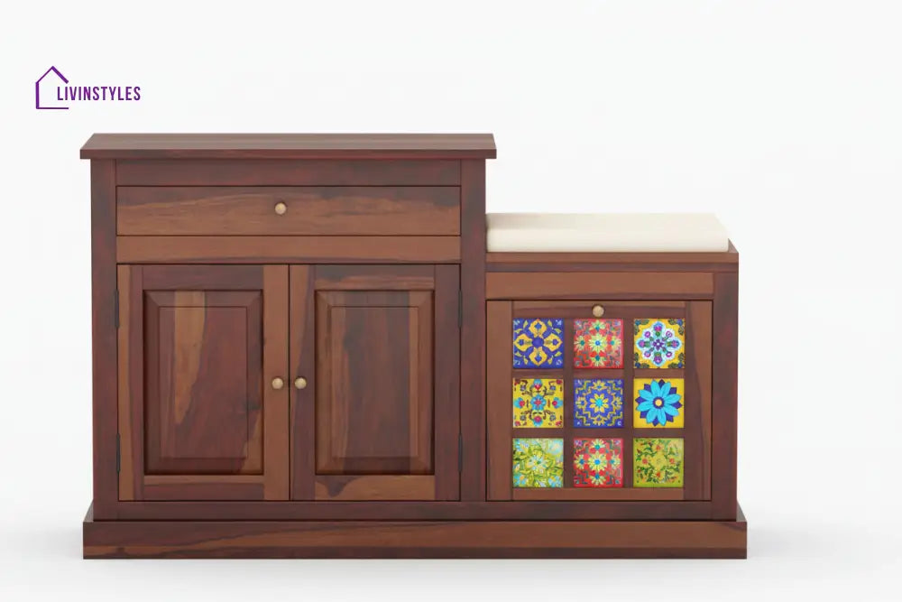 Hanmai Sheesham Wood Shoe Rack