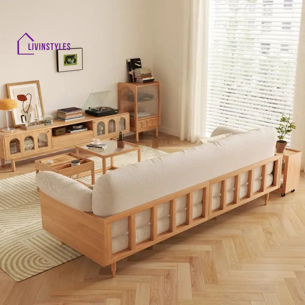 Haren 3 Seater Wooden Sofa for Living Room SOFA