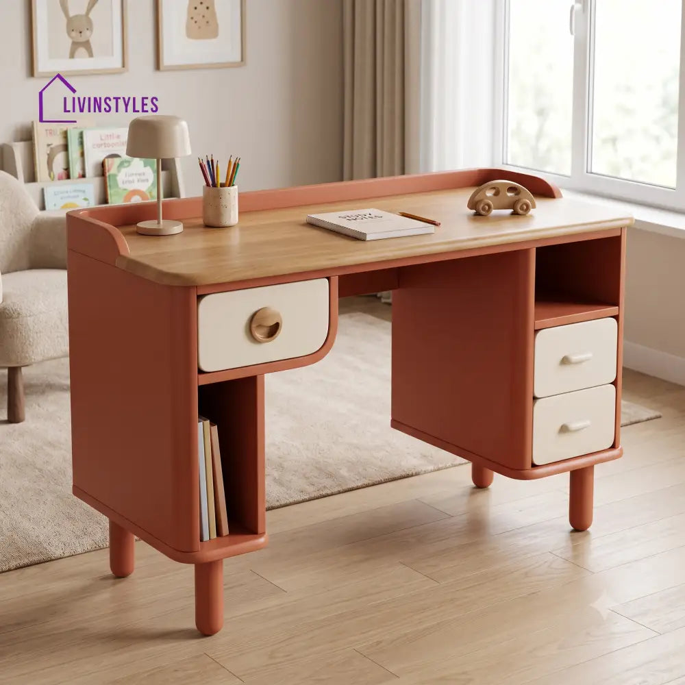 Harini Mango Wood Kids Study Table | Study Table for Kids
