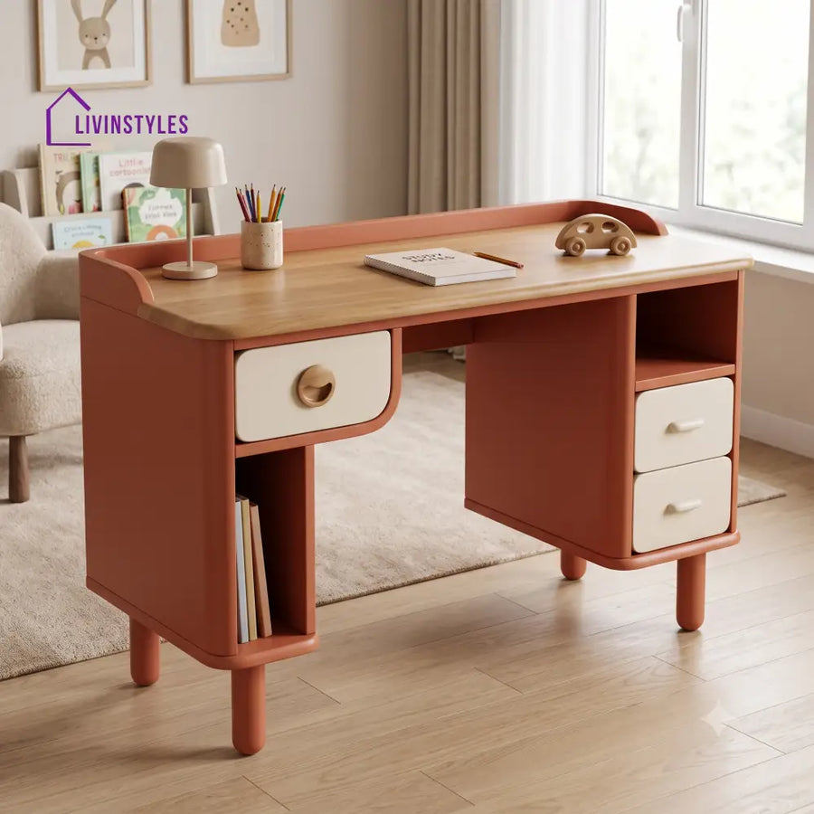 Harini Mango Wood Kids Study Table | Study Table for Kids